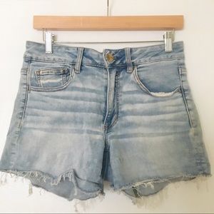 American Eagle High Rise Rae Hem Short
